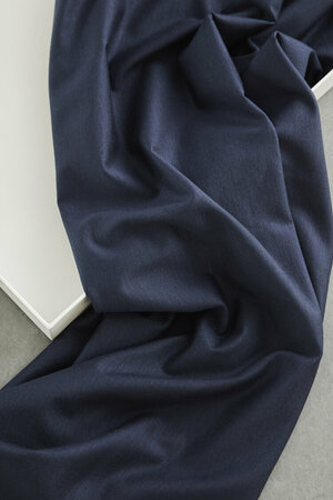 COUPON 45cm meetMilk - Stretch Jersey - Dark Navy met TENCEL™ Lyocell vezels