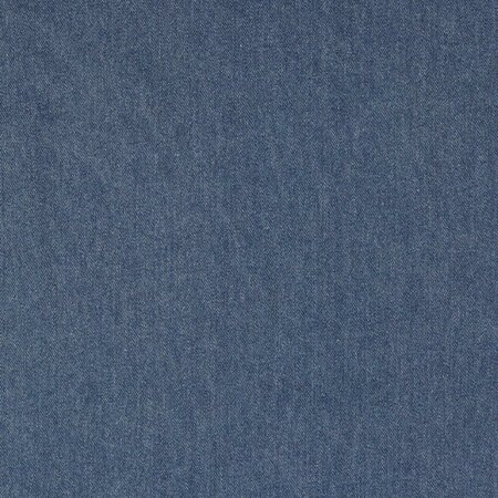 COUPON 90cm VERHEES Recycled Denim 110Z  / Jeansstof  INDIGO BLEACHED STRETCH 