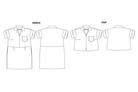 Merchant & Mills - Factory Dress 20-28 Papier patroon
