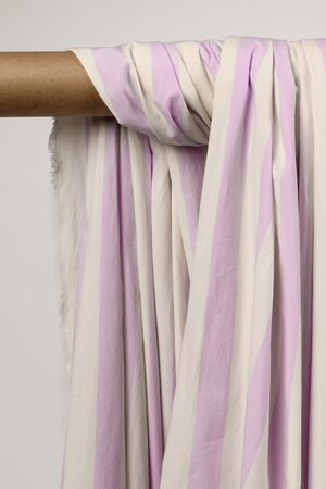 Atelier Brunette Stripes Jelly Purple COTTON 