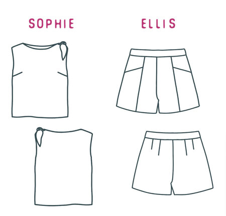 Atelier Jupe - Sophie & Ellis Top/Short