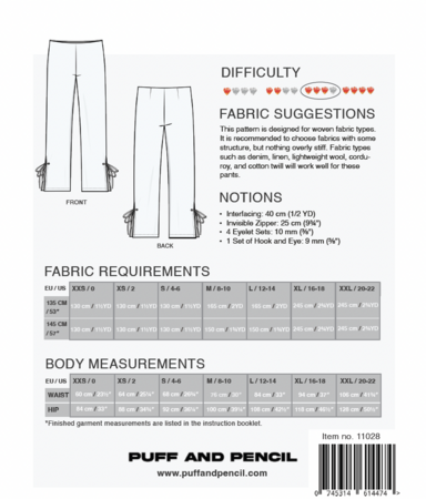 Puff and Pencil - Slit Pants 