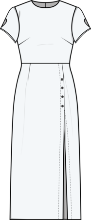 Puff and Pencil - Moon Dress