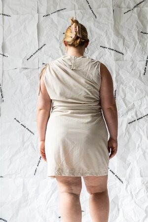 Puff and Pencil - Ruched Dress