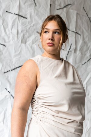 Puff and Pencil - Ruched Dress