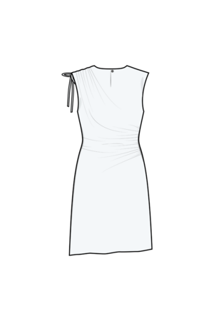 Puff and Pencil - Ruched Dress