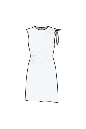 Puff and Pencil - Ruched Dress