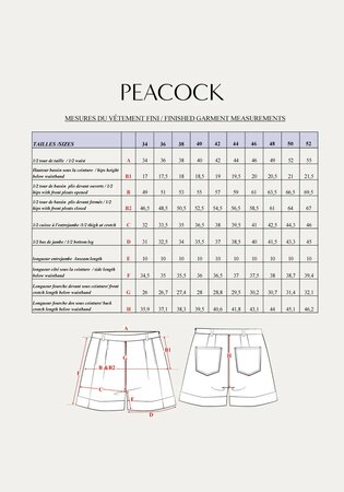 Maison Fauve - Peacock SHORT