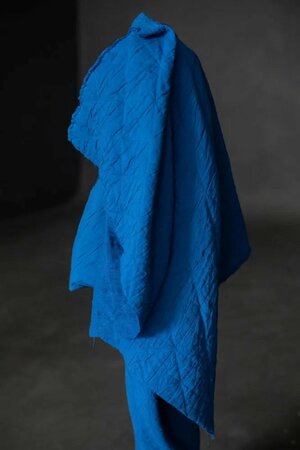 Merchant & Mills - Blue Pop Jacquard/Quilted cotton