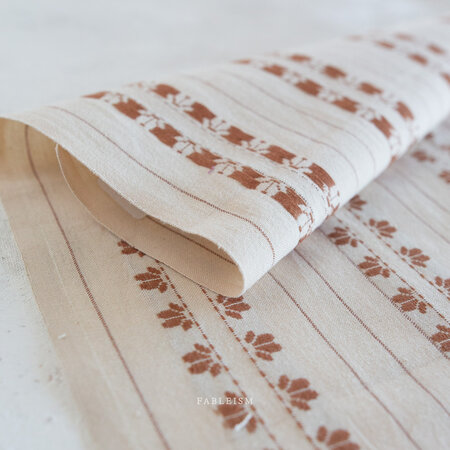 COUPON 55 CM Fableism - Deco Stripe Umber - KATOEN