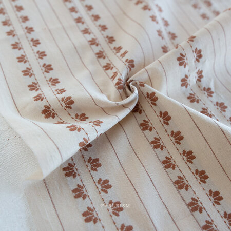 COUPON 55 CM Fableism - Deco Stripe Umber - KATOEN