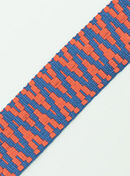Tassenband Aztec Lavender - Light Orange 40mm