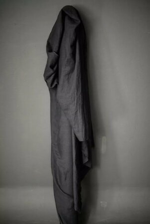 COUPON 175 CM Merchant & Mills - Scuttle Black 185 gram Linnen OEKO-TEX