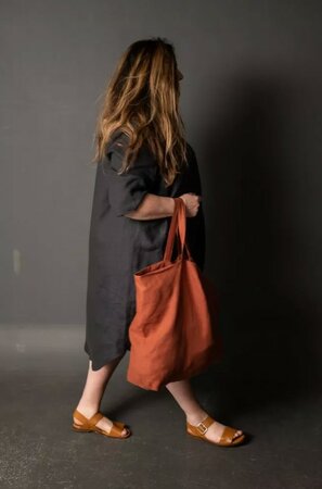 COUPON 175 CM Merchant & Mills - Scuttle Black 185 gram Linnen OEKO-TEX