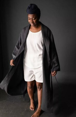COUPON 175 CM Merchant & Mills - Scuttle Black 185 gram Linnen OEKO-TEX