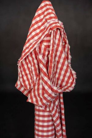 COUPON 190 CM Merchant & Mills - Cupid Seersucker Gingham ORGANIC COTTON