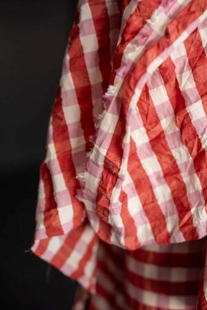 COUPON 190 CM Merchant & Mills - Cupid Seersucker Gingham ORGANIC COTTON