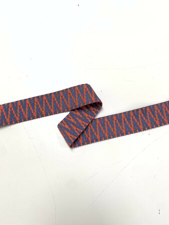 Tassenband Aztec Lavender - Light Orange 40mm