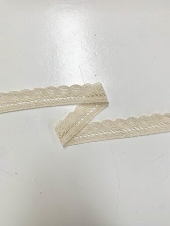 Lace Cotton Ecru 3cm 