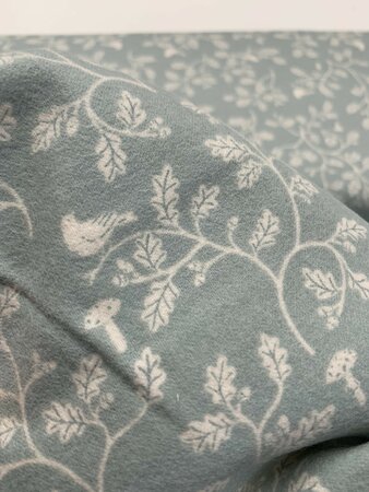 Cloud9 - Woodland Oak Blue - FALL & FLUTTER - FLANEL biokatoen