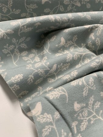 Cloud9 - Woodland Oak Blue - FALL & FLUTTER - FLANEL biokatoen