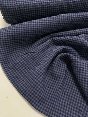 Kokka Japan - Yarn Dyed Blue Gingham