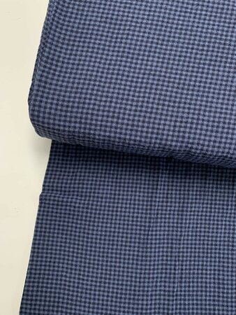 Kokka Japan - Yarn Dyed Blue Gingham