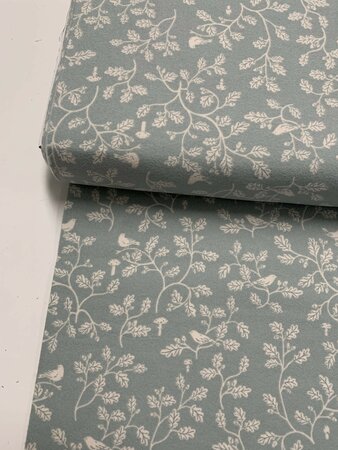 Cloud9 - Woodland Oak Blue - FALL & FLUTTER - FLANEL biokatoen