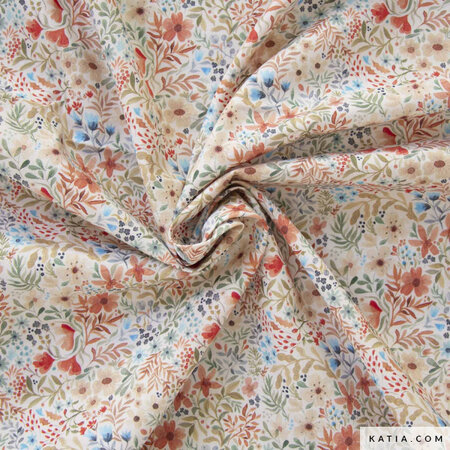 Katia - Micro Wild Flowers POPLIN KATOEN