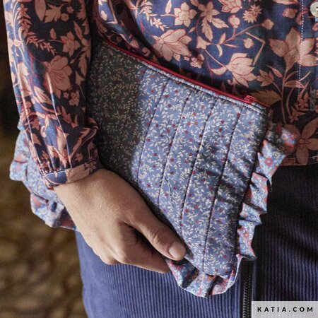 Katia - Micro Flowers POPLIN KATOEN