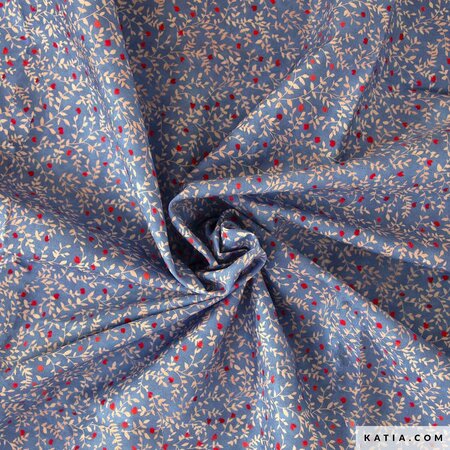 Katia - Micro Flowers POPLIN KATOEN