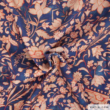 Katia - Vintage Flowers RAYON SATIN VISCOSE