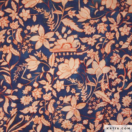 Katia - Vintage Flowers RAYON SATIN VISCOSE