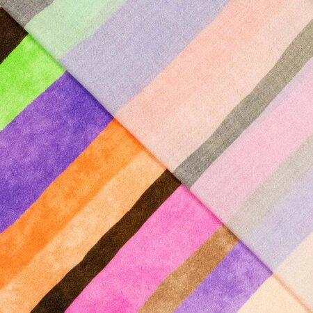 Colored Stripes - LYOCELL