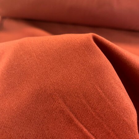 COUPON 85cm Hilco - Pumpkin STRETCH VELVET- OEKO-TEX