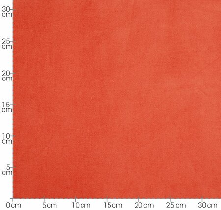 COUPON 85cm Hilco - Pumpkin STRETCH VELVET- OEKO-TEX
