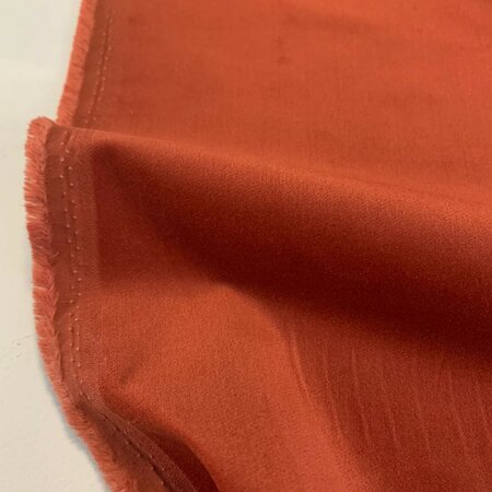 COUPON 85cm Hilco - Pumpkin STRETCH VELVET- OEKO-TEX