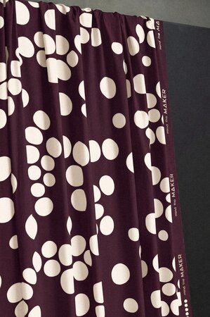 Mind the MAKER - About a Dot Mulberry - ECOVERO™ VISCOSE TWILL