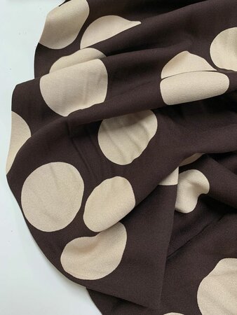 Mind the MAKER - About a Dot Umber - ECOVERO™ VISCOSE TWILL