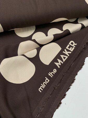 Mind the MAKER - About a Dot Umber - ECOVERO™ VISCOSE TWILL