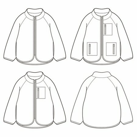 Ikatee - NAGANO Zip-Up Jacket KIDS 3-12JAAR