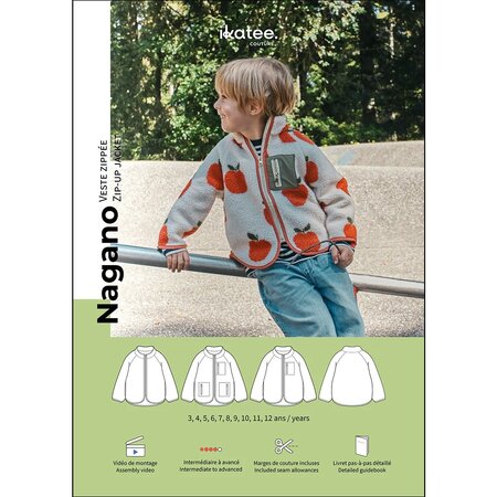 Ikatee - NAGANO Zip-Up Jacket KIDS 3-12JAAR