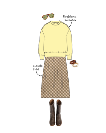 Wardrobe by Me - Claude Skirt 