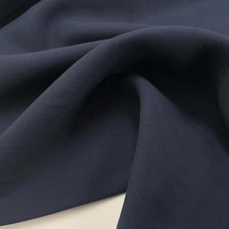 COUPON 85 CM Verhees - TENCEL™ LYOCELL SANDWASH - Navy