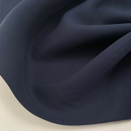 COUPON 85 CM Verhees - TENCEL™ LYOCELL SANDWASH - Navy