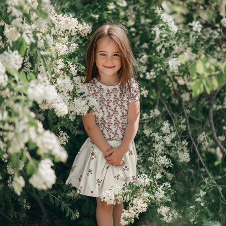 Verhees - Natural Flowers - Jersey (GOTS)