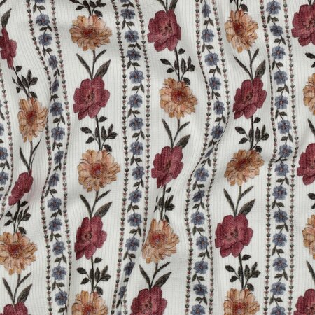 Verhees - Digital Flowers - Ribbed Jersey 