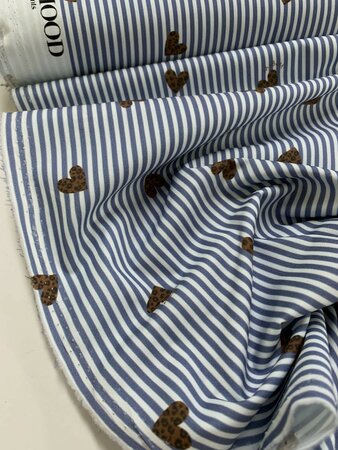 Maison Bloom Mood - Love (denimblue) KATOEN BCI