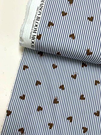 Maison Bloom Mood - Love (denimblue) KATOEN BCI