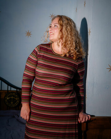 Lise Tailor - Velvet Stripes - ECOVERO VISCOSE JERSEY 